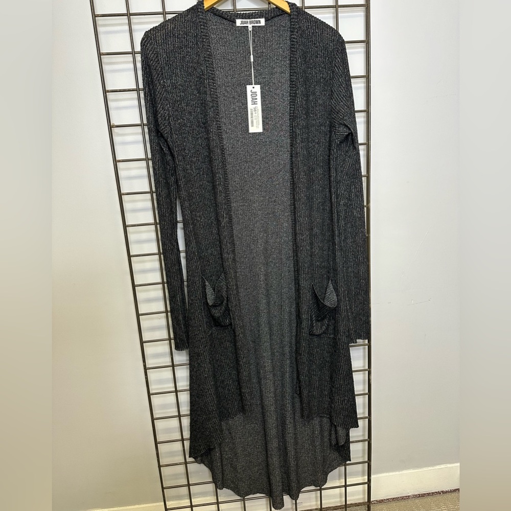 Joah brown long cardigan